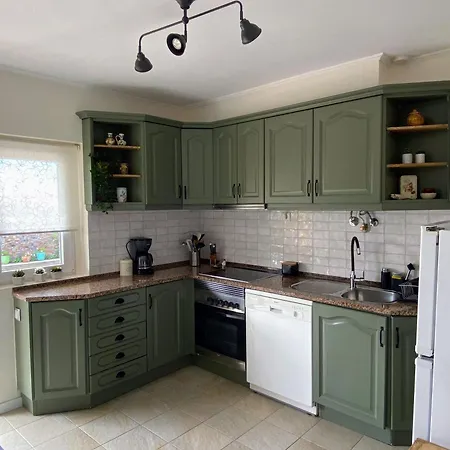 בית נופש In Sao Joao Lampas Mit Kamin *